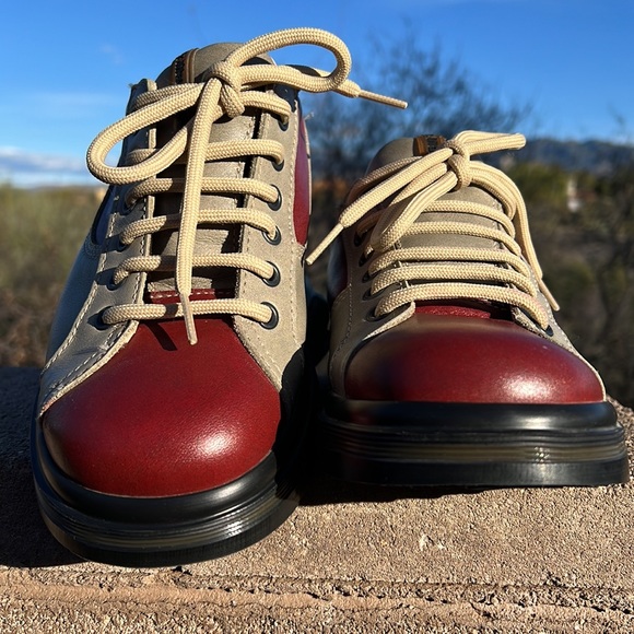🏴 Dr. Martens MIE Vintage 90’s Two Tone Mules / Bowling Shoes UK 5 - Picture 1 of 17